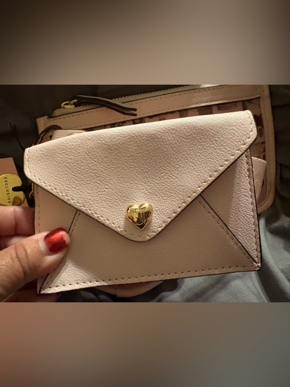 Juicy Couture Blush Pink 3 pc Pouch/Wristlet NWT - Picture 4 of 5